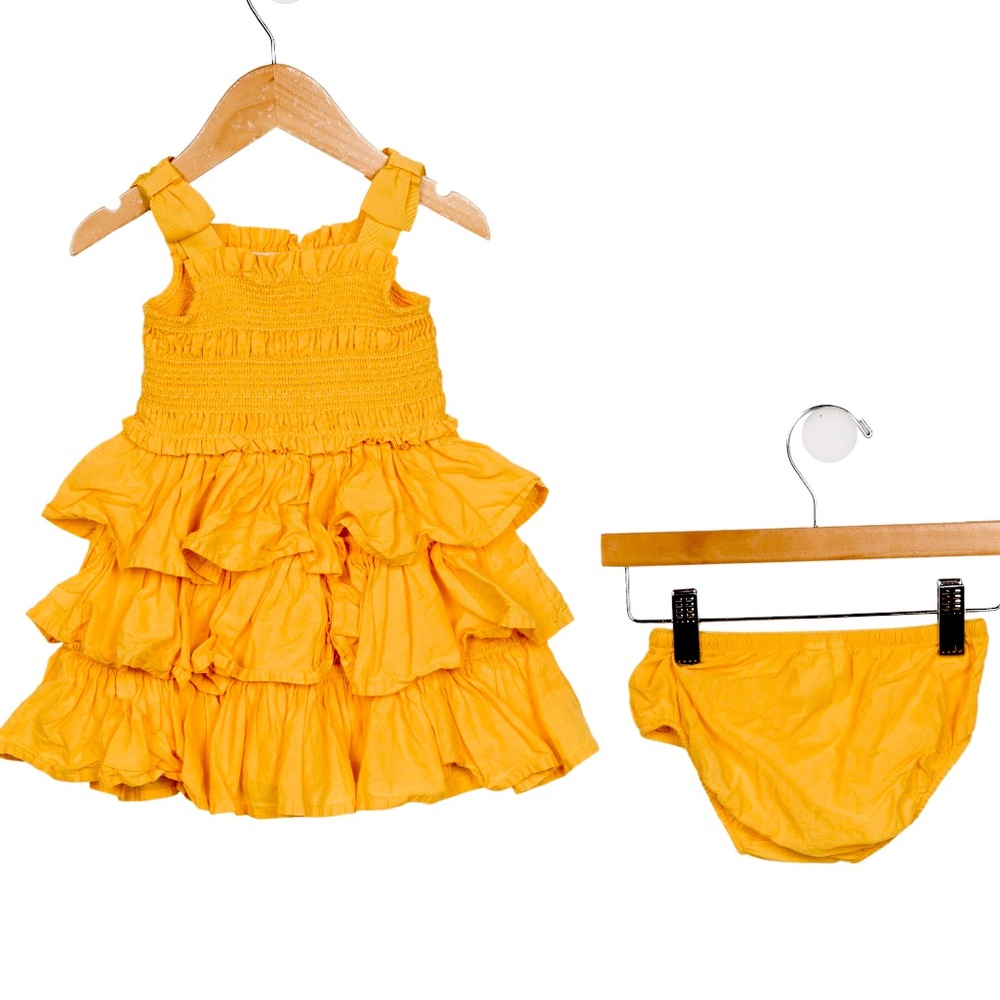 Janie and Jack Ruffled Dress Set - Picture 2 of 4